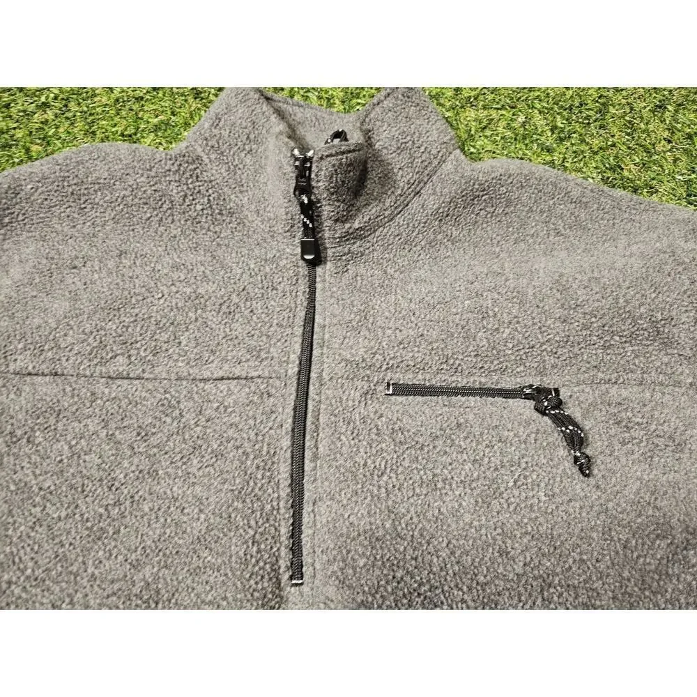 Vintage J Crew JCMG Fleece Pullover Mens XL USA Half Zip
